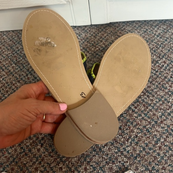 JACK ROGERS Navajo Heritage Jacks Slide Sandals Midnight/ green  Womens US 10 - Picture 7 of 7